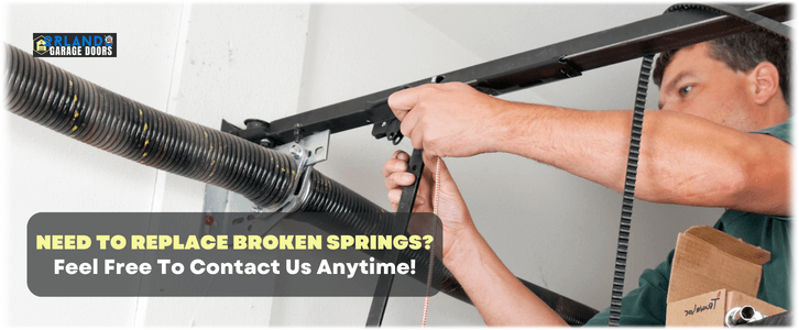 Broken Garage Door Spring Repair Orlando FL (407) 890-8428